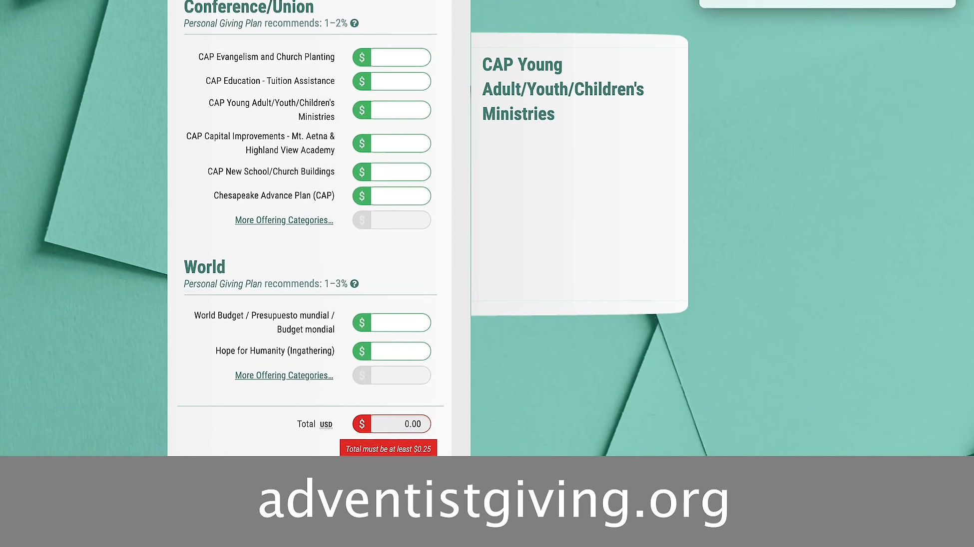 Adventist Giving